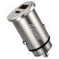 Chargeur allume-cigare D-Power J8506 – 48W USB-C + USB-A Gris