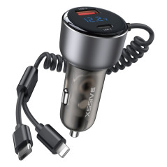 Chargeur voiture XSSIVE 60W USB-C Lightning