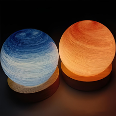 ECO pink solar night light 80 mm USB 5V | Smarty
