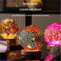 Moroccan Night Light ECO – Pink Glass Mosaic, USB 5V Dimmer Moroccan Night Light ECO – Pink Glass Mosaic, USB 5V Dimmer