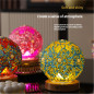 Moroccan Night Light ECO – Pink Glass Mosaic, USB 5V Dimmer Moroccan Night Light ECO – Pink Glass Mosaic, USB 5V Dimmer