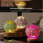 Moroccan Night Light ECO – Pink Glass Mosaic, USB 5V Dimmer Moroccan Night Light ECO – Pink Glass Mosaic, USB 5V Dimmer
