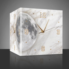 Horloge LED Lune-A 26x26x26 cm | Smarty