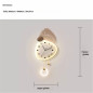 LED Wall Clock ECO Lumière du Temps – 50x107 cm LED Wall Clock ECO Lumière du Temps – 50x107 cm