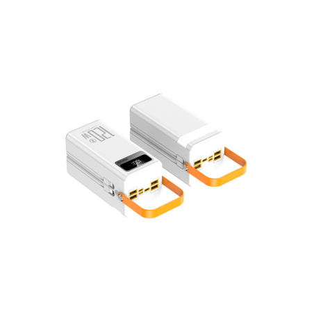 PowerBank 60000 mAh 4 USB 1 Type-C 1 Lightning 1 Micro USB - 120 W - Blanc — ECO · Smarty Paris 18e