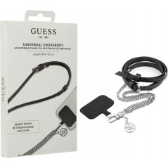GUESS Universal Chain Lanyard Black | Smarty