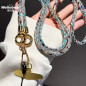 Phone Strap ECO – Multicolor Crystal, Gold Clasp Phone Strap ECO – Multicolor Crystal, Gold Clasp