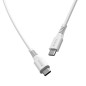 USB-C to USB-C Cable Devia GRS – 60W PD 3A 1m, White USB-C to USB-C Cable Devia GRS – 60W PD 3A 1m, White