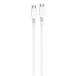 USB-C to USB-C Cable Devia GRS – 60W PD 3A 1m, White USB-C to USB-C Cable Devia GRS – 60W PD 3A 1m, White
