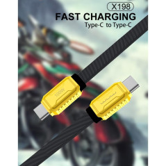 WUW X198 Braided USB-C Cable 100W | Smarty