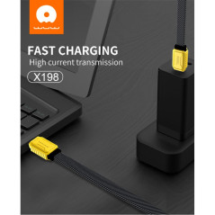 WUW X198 Braided USB-C Cable 100W | Smarty