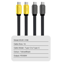 WUW X198 Braided USB-C Cable 100W | Smarty