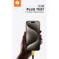 Braided USB-C Cable WUW X198 – Yellow, 100W