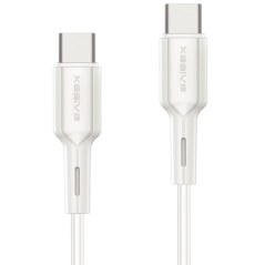 Câble USB-C XSSIVE 1 m Blanc XSS-PVC100CC | Smarty