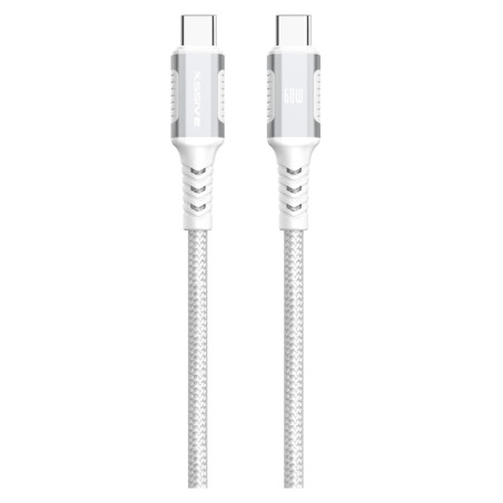 USB-C to USB-C Cable XSSIVE XSS-BR-CC-W – PD 60W 1m White