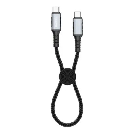 Braided USB-C to USB-C Cable XSSIVE XSS-BR-CC-B – 60W 30cm Black