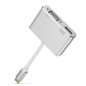USB-C Hub ECO – 2-in-1, 4K/2K HDMI + VGA, silver USB-C Hub ECO – 2-in-1, 4K/2K HDMI + VGA, silver