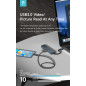Hub USB-C Devia 5-en-1 – 3 x USB 3.0 lecteur de carte PD 3.0