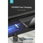 Hub USB-C Devia 5-en-1 – 3 x USB 3.0 lecteur de carte PD 3.0