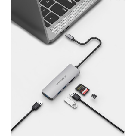 Adaptateur hub USB-C XSSIVE XSS-HUB5