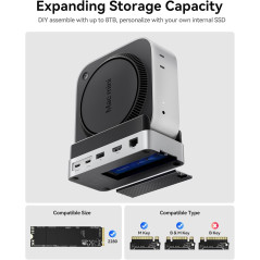 ORICO MiniDock 10-Port Dock for Mac Mini M4/M4 Pro