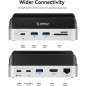 Dock and Stand ORICO MiniDock – 10 Ports for Mac Mini M4/M4 Pro