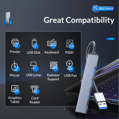 Hub USB ORICO AH-A13 4 ports USB 3.0 | Smarty