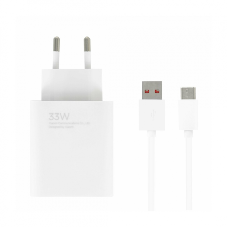 Kit Chargeur Câble USB / Type-C Xiaomi 33W Ch | Smarty Paris