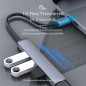 Adaptateur hub Orico AH-13 – Type-C vers USB 3.0