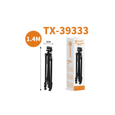 Support Trépied Téléphone 1.4m CIAOBOSI TX-39333 - Noir - Alimentation