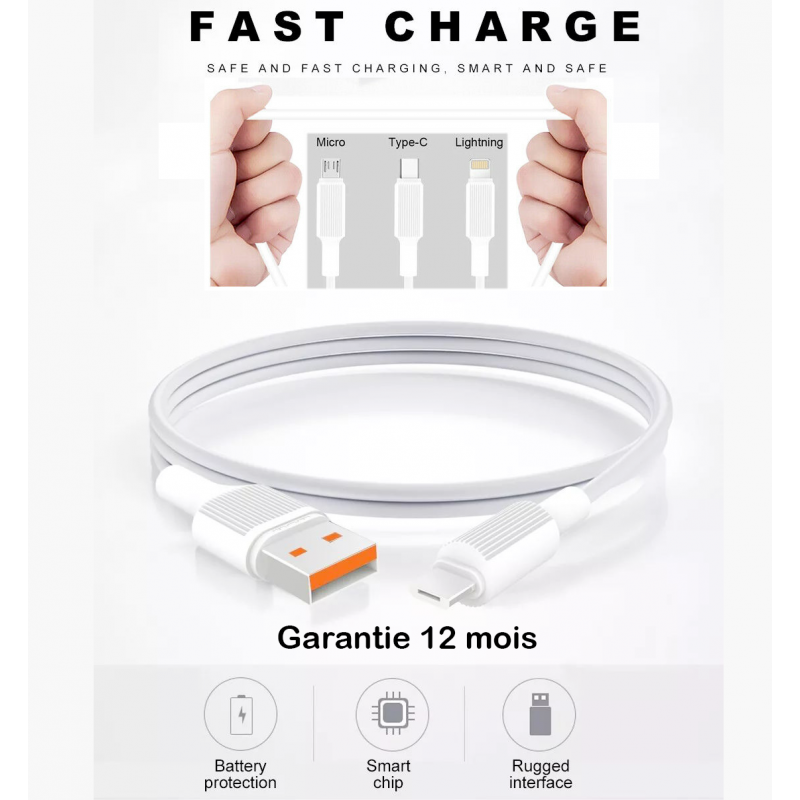 Reinforced USB Cable ECO – Smartphone