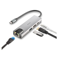 Adaptateur USB-C NGS Wonder Dock 4-en-1 | Smarty
