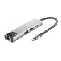 Adaptateur USB-C multiport NGS Wonder Dock Supra 4-en-1 – Aluminium
