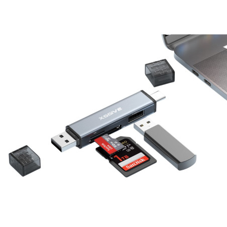 Card Reader XSSIVE XSS-OTG17 – USB-A/USB-C USB 2.0
