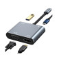 Adaptateur Type-C 4-en-1 FASR AD2 – PD / HDTV / VGA / USB 3.0 Adaptateur Type-C 4-en-1 FASR AD2 – PD / HDTV / VGA / USB 3.0