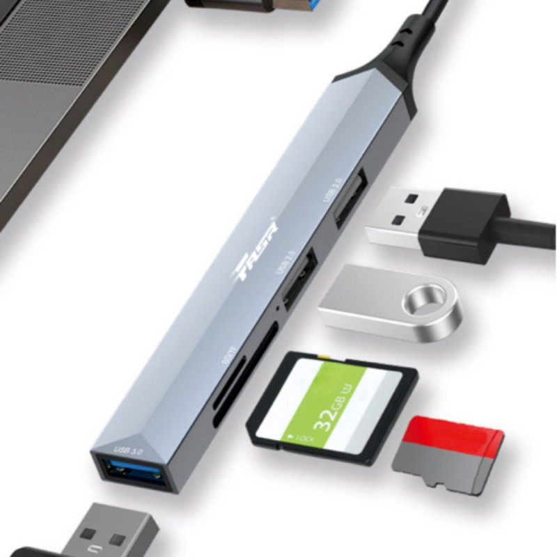 USB and Type-C 5-in-1 Adapter FASR AD8 – SD / TF / USB USB and Type-C 5-in-1 Adapter FASR AD8 – SD / TF / USB