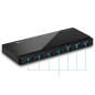 Hub USB 3.0 de bureau TP-Link UH700 – 7 ports, adaptateur 12V/2,5A Hub USB 3.0 de bureau TP-Link UH700 – 7 ports, adaptateur 12V/2,5A