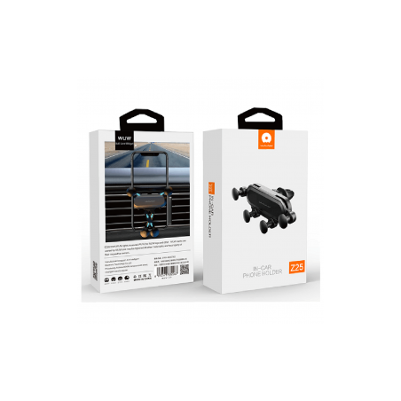 Support Téléphone Voiture JLW WUW-Z25 Noir - Alimentation Ref G1688 |