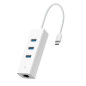USB-C Adapter TP-Link UE330C – 3 USB 3.0 Ports + Gigabit Ethernet USB-C Adapter TP-Link UE330C – 3 USB 3.0 Ports + Gigabit Ethernet