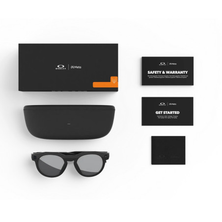 Lunettes connectées Oakley Meta HSTN – Prizm Black Polarized, Standard