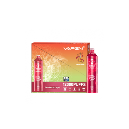 Vapoteuse Rechargeable Type-C - SHISHA hookah - 12000 puffs 0% Nicotin