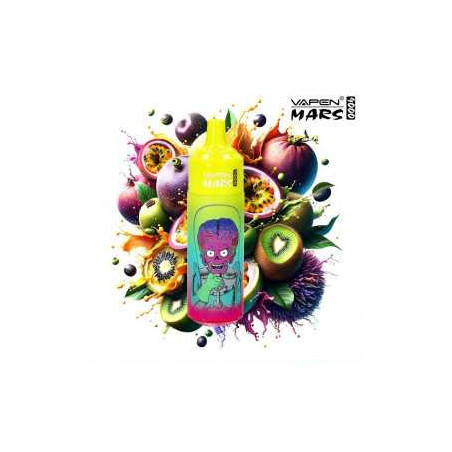 Vapoteuse Rechargeable Type-C - Vapen Mars - 9000 puffs 0% Nicotine -