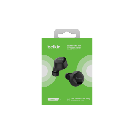 Écouteurs Bluetooth Sans fil Belkin SoundForm Bolt AUC009BTBLK - Noir