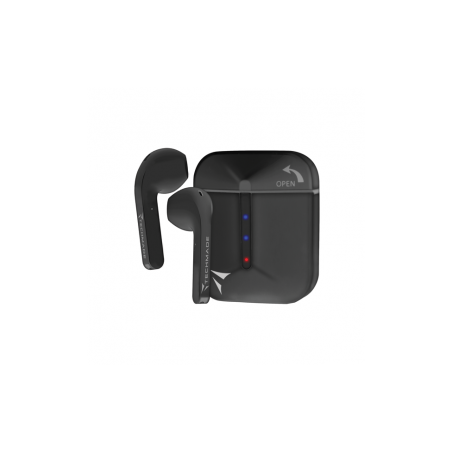 Écouteurs Bluetooth TECHMADE TM-H21T-BK avec Boitier de Charge - Alime
