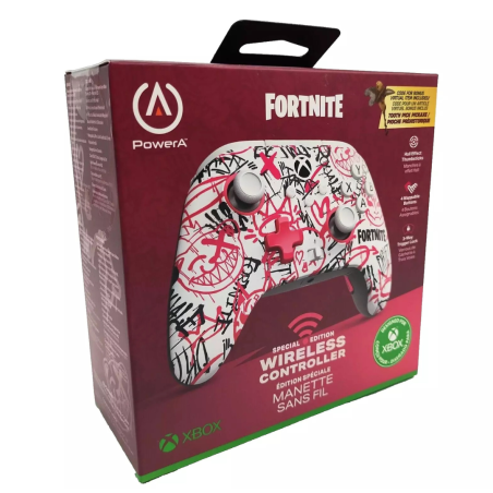 Manette sans fil PowerA – Xbox Series X|S, Xbox One, PC, édition Fortnite