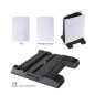 Console Stand Dobe TP5-0593S – PS5/PS5 Slim, cooling, 2-controller charging, game storage Console Stand Dobe TP5-0593S – PS5/PS5 Slim, cooling, 2-controller charging, game storage