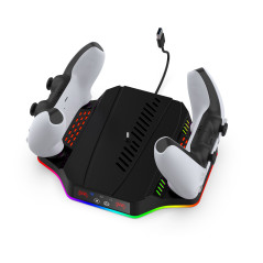 Support RGB PS5 Slim Dobe TP5-3583 charge