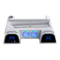 Support console Dobe TP5-3532D – PS5/PS5 Slim/PS5 Pro, charge 2 manettes, LED, rangement jeux Support console Dobe TP5-3532D – PS5/PS5 Slim/PS5 Pro, charge 2 manettes, LED, rangement jeux