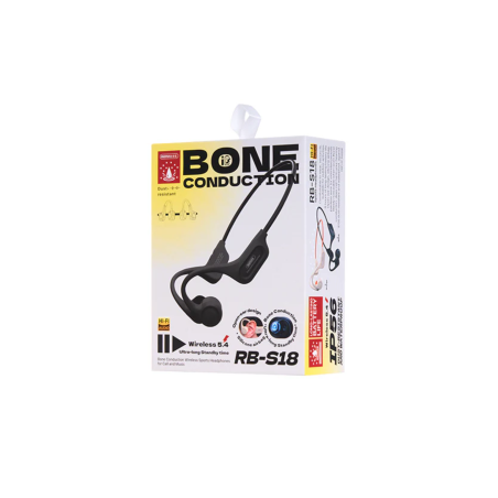 Écouteurs de Sport sans Fil Conduction Osseuse Remax RB-S18 - Noir - A