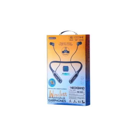 Écouteurs de Sport sans Fil Magnétique Remax RB-S20 - Noir - Alimentat